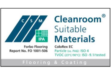 Cleanroom Suitable Materials Wykładziny pcv